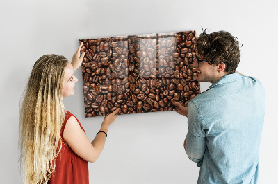 Magnettafel küche Kaffeebohnen