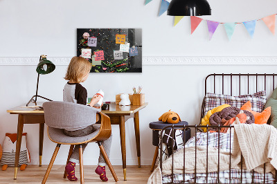 Magnettafel küche Gewürze auf der Theke