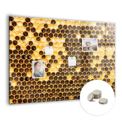 Magnettafel küche Bienenwabe