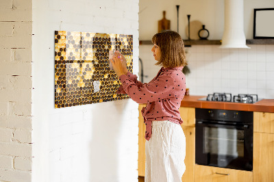 Magnettafel küche Bienenwabe