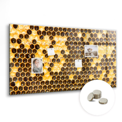 Magnettafel küche Bienenwabe