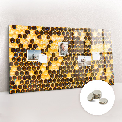 Magnettafel küche Bienenwabe