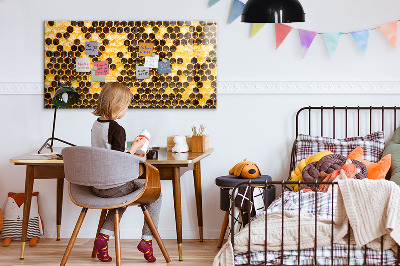 Magnettafel küche Bienenwabe