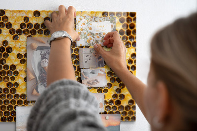 Magnettafel küche Bienenwabe