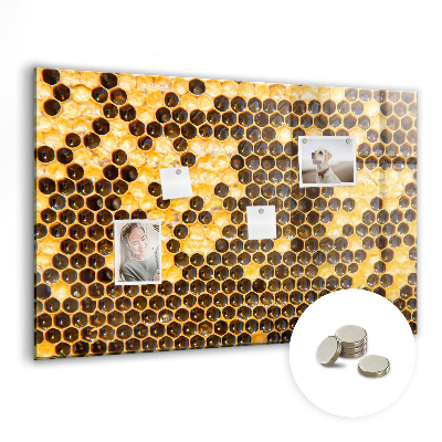 Magnettafel küche Bienenwabe