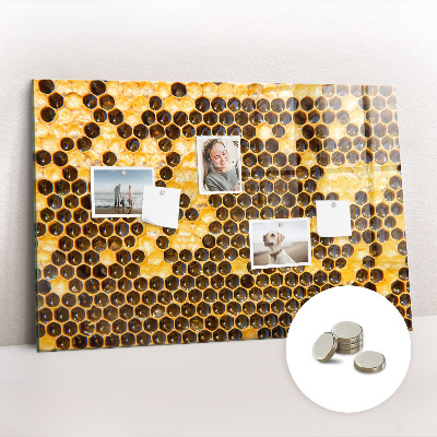 Magnettafel küche Bienenwabe