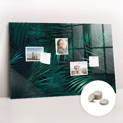 Magnettafel Tropische Blätter