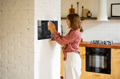 Magnettafel bunt Länder auf der Weltkarte