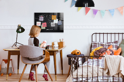 Magnettafel bunt Länder auf der Weltkarte
