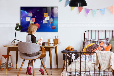 Kinder magnettafel Galaxienplaneten