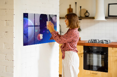 Kinder magnettafel Galaxienplaneten