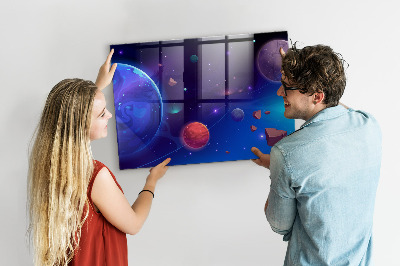 Kinder magnettafel Galaxienplaneten