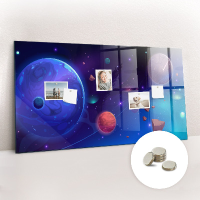 Kinder magnettafel Galaxienplaneten