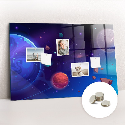 Kinder magnettafel Galaxienplaneten