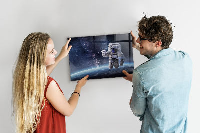 Kinder magnettafel Astronaut