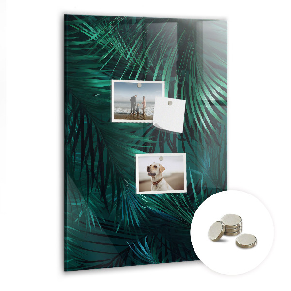 Magnettafel Tropische Blätter