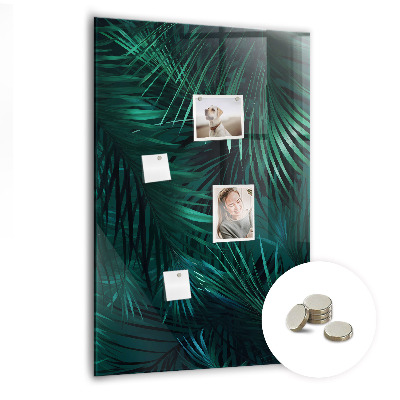 Magnettafel Tropische Blätter