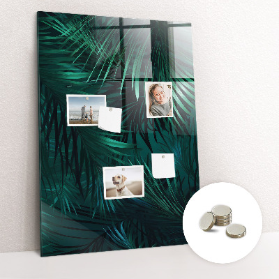 Magnettafel Tropische Blätter