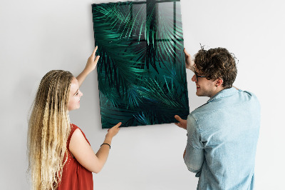 Magnettafel Tropische Blätter