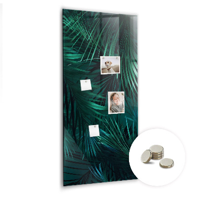 Magnettafel Tropische Blätter