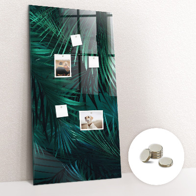 Magnettafel Tropische Blätter