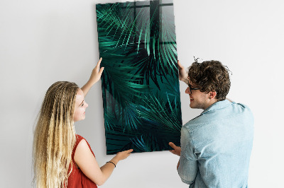 Magnettafel Tropische Blätter