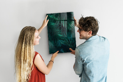 Magnettafel Tropische Blätter