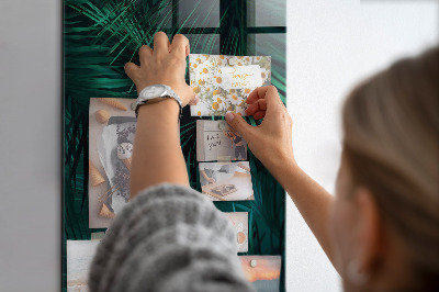 Magnettafel Tropische Blätter