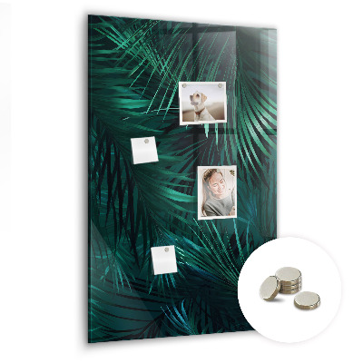 Magnettafel Tropische Blätter