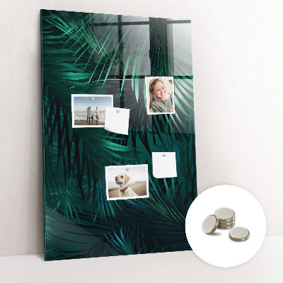 Magnettafel Tropische Blätter