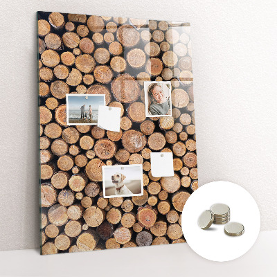 Magnettafel Baumstümpfe