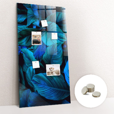 Magnettafel Exotische Blätter
