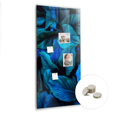 Magnettafel Exotische Blätter