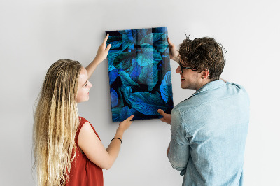 Magnettafel Exotische Blätter