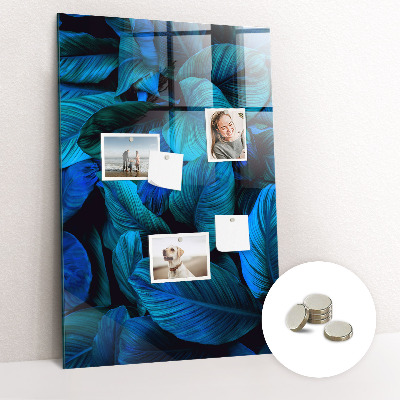 Magnettafel Exotische Blätter