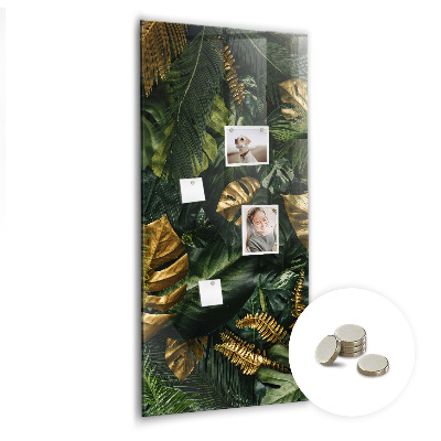 Magnettafel Tropische Blätter