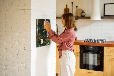 Magnettafel Tropische Blätter