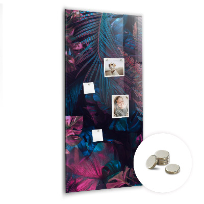 Magnettafel Tropische Blätter