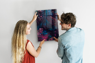 Magnettafel Tropische Blätter