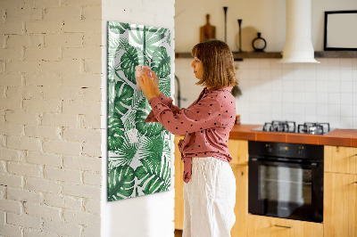Magnettafel Monstera-Pflanzenblätter
