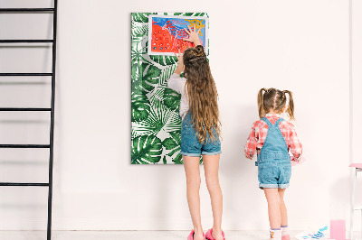 Magnettafel Monstera-Pflanzenblätter