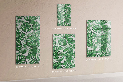 Magnettafel Monstera-Pflanzenblätter