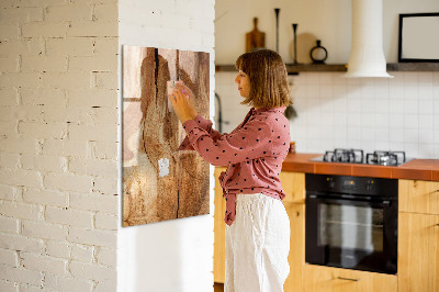 Magnettafel Naturholz