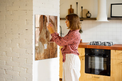 Magnettafel Naturholz