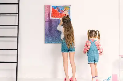 Beschreibbare Magnettafel mit abstraktem Farbverlauf-Design