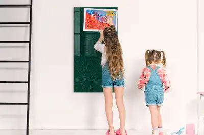 Magnettafel zum Beschreiben mit Motiv aus linearen Blättern
