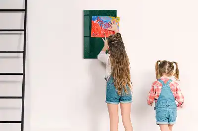Magnettafel zum Beschreiben mit Motiv aus linearen Blättern
