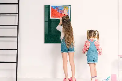 Magnettafel zum Beschreiben mit Motiv aus linearen Blättern