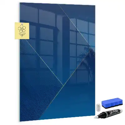Beschreibbare Magnettafel mit dekorativem Muster