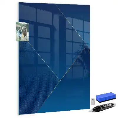 Beschreibbare Magnettafel mit dekorativem Muster